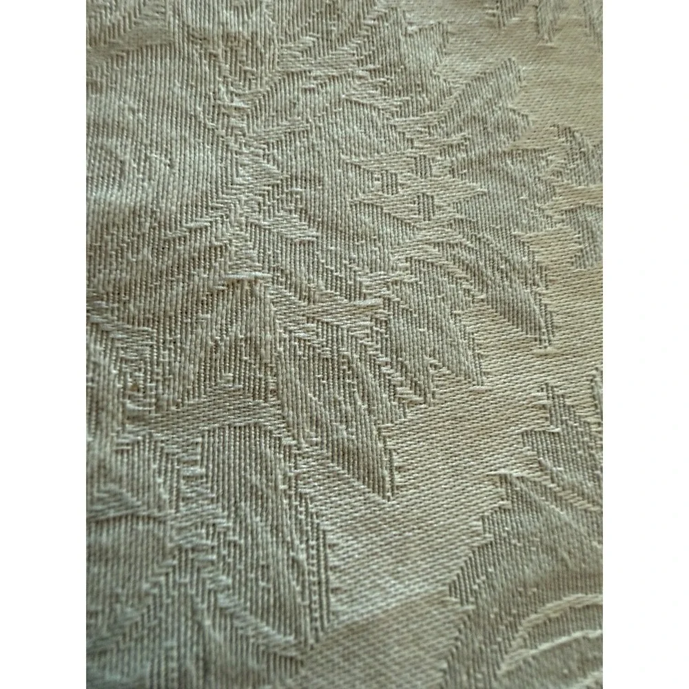 Vintage W-C Designs Cream Damask Table Linen Set - 2 Runners & 10 Napkins Y2K